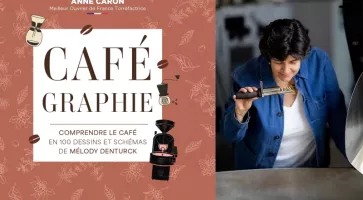 Cafégraphie, le café expliqué par Anne Caron et illustré par Mélody Denturck