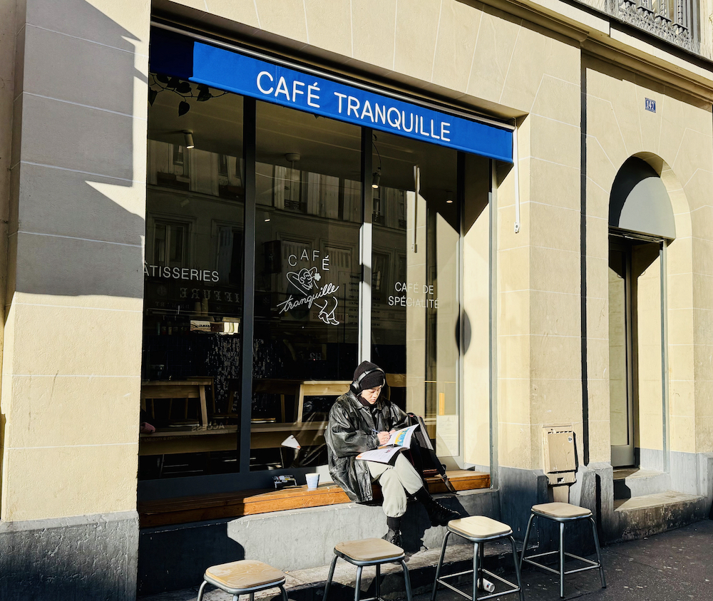 Coffee Shop Paris 10e : Café Tranquille, le bleu paisible d'entre deux gares