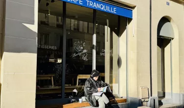 Coffee Shop Paris 10e : Café Tranquille, le bleu paisible d'entre deux gares 
