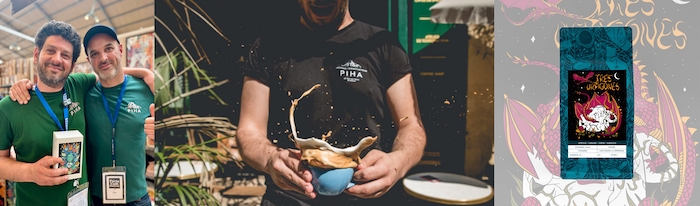 Quelle est la gamme de cafés proposée par Café Piha ?