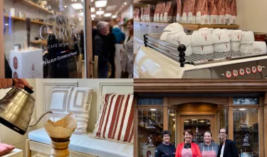 Dans sa nouvelle boutique, Anne Caron imagine Le Havre idéal pour son café de spécialité