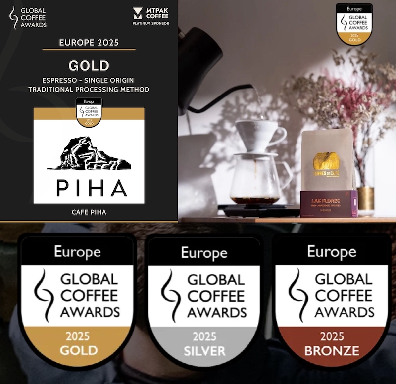 Global Coffee Awards : Piha et Terres de Café multi-récompensés 
