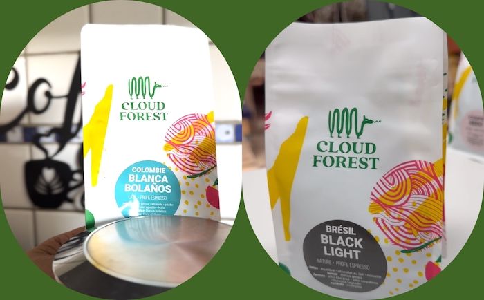 Quelle est la gamme de cafés proposée par CloudForest ?