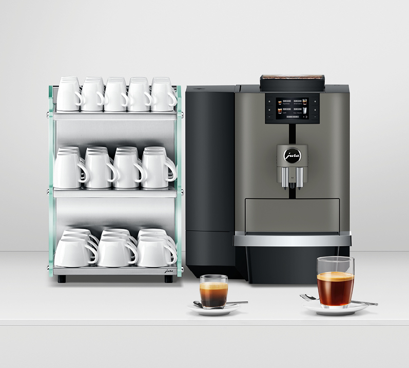 Jura X4 Dark Inox : jusqu'à 100 tasses de café servies chaque jour