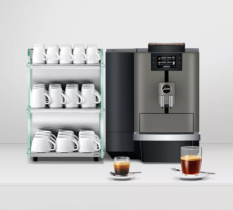 Jura X4 Dark Inox : jusqu'à 100 tasses de café servies chaque jour