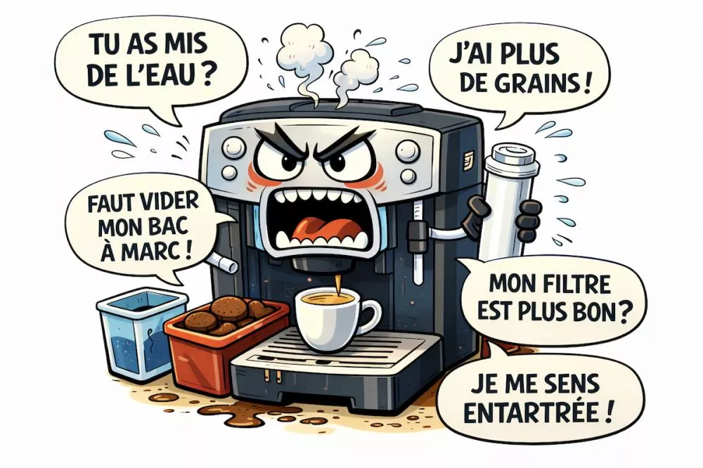 Votre machine à café automatique réclame toujours quelque chose : pourquoi n'est-ce pas si mal ?