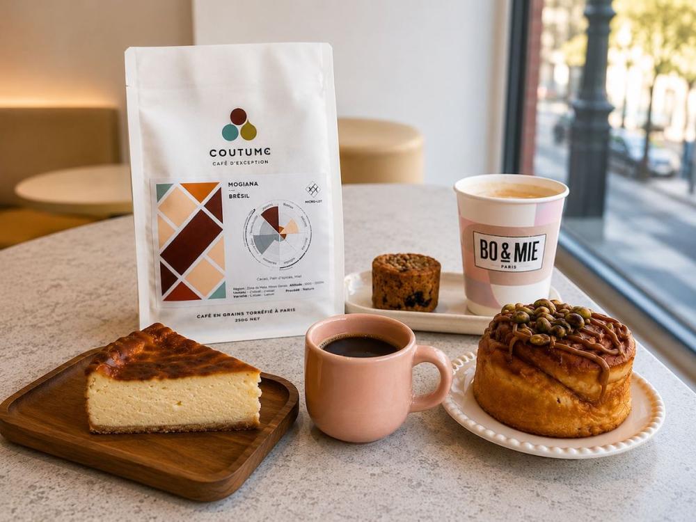 Coutume et Bo&Mie font tasse commune autour d'un café du Brésil