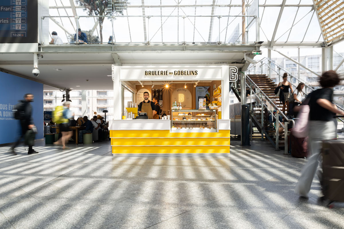 Gare de Lyon : le coffee kiosque de la Brûlerie des Gobelins ouvre la voie au café de spécialité